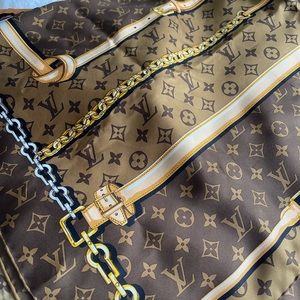 Authentic like new lv large scarf/ head wrap